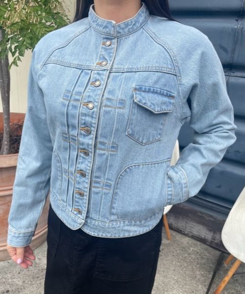 スースースーコンフォート si-si-si comfort デニムジャケット DENIM