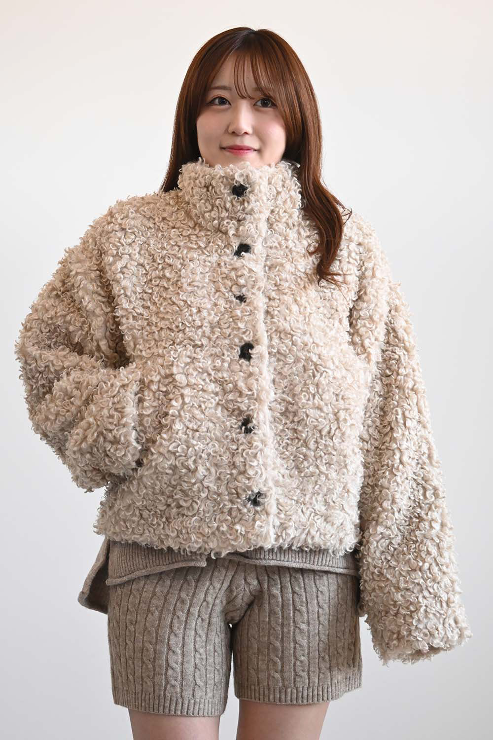 ≪SALE≫プードルファーミドルジャケット– HEART MARKET