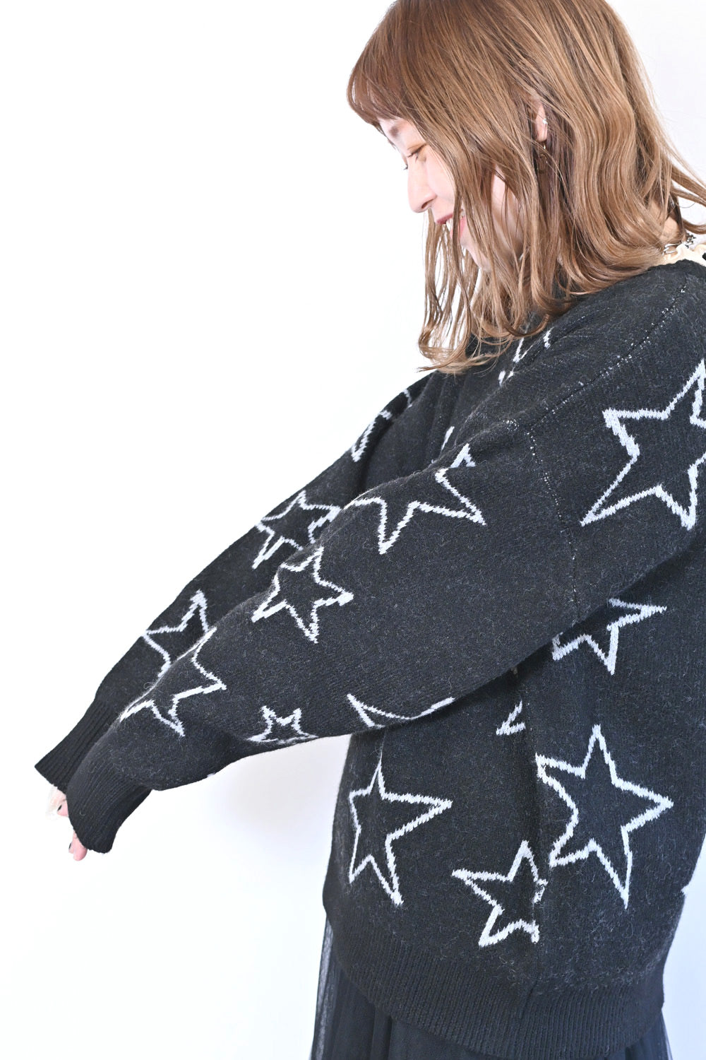 ≪SALE≫星柄JQニットプルオーバー – HEART MARKET