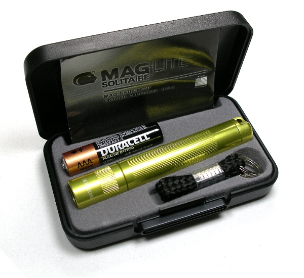 MAGLITE SOLITAIRE : YELLOW マグライト ソリテール イエロー