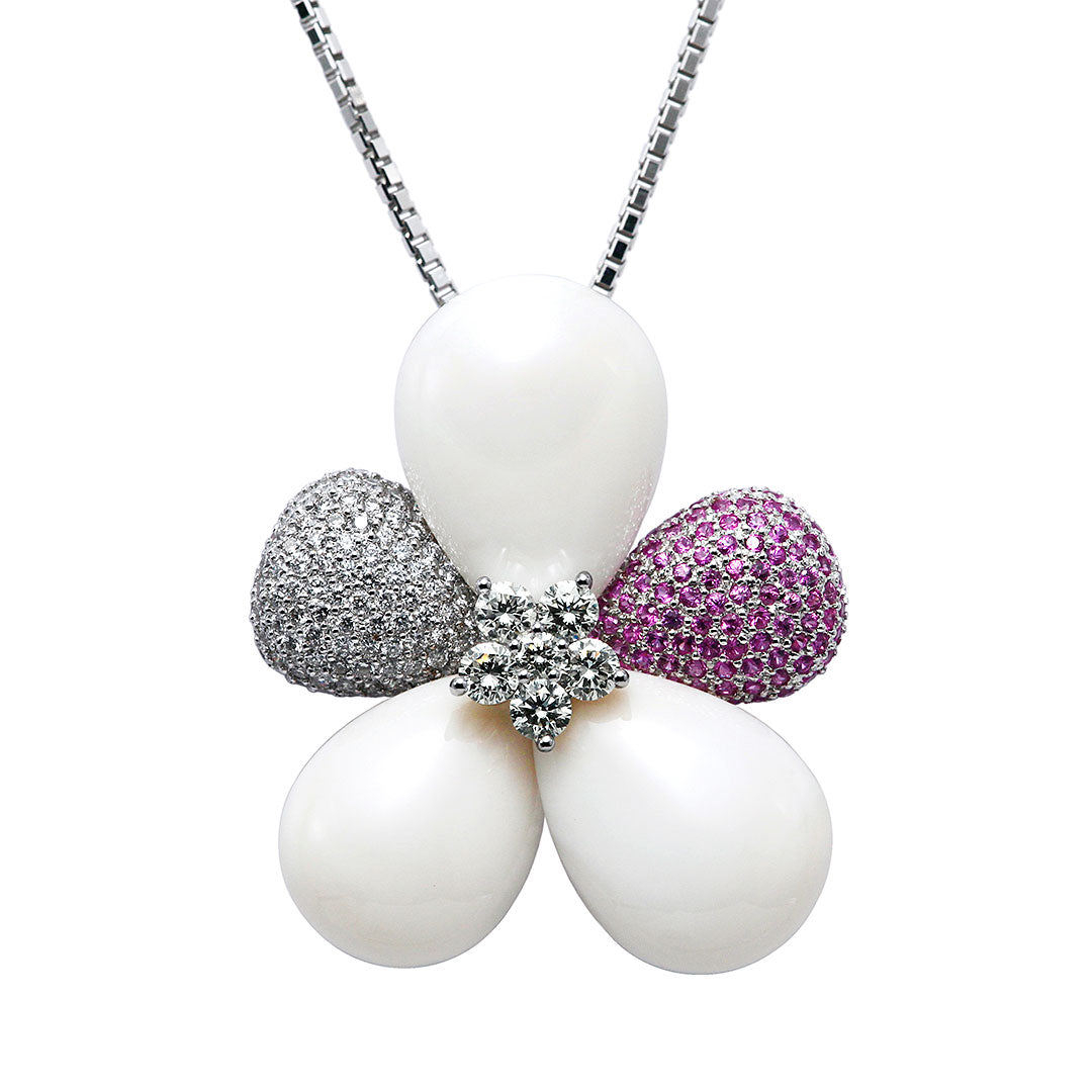 白珊瑚 ネックレス（ ブローチ兼用）｜ TAK0218 – 大阪心斎橋 宝寿堂