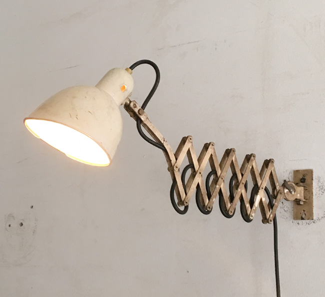 フランスヴィンテージシザーランプ(WB) ( L - ind16)<Font Color