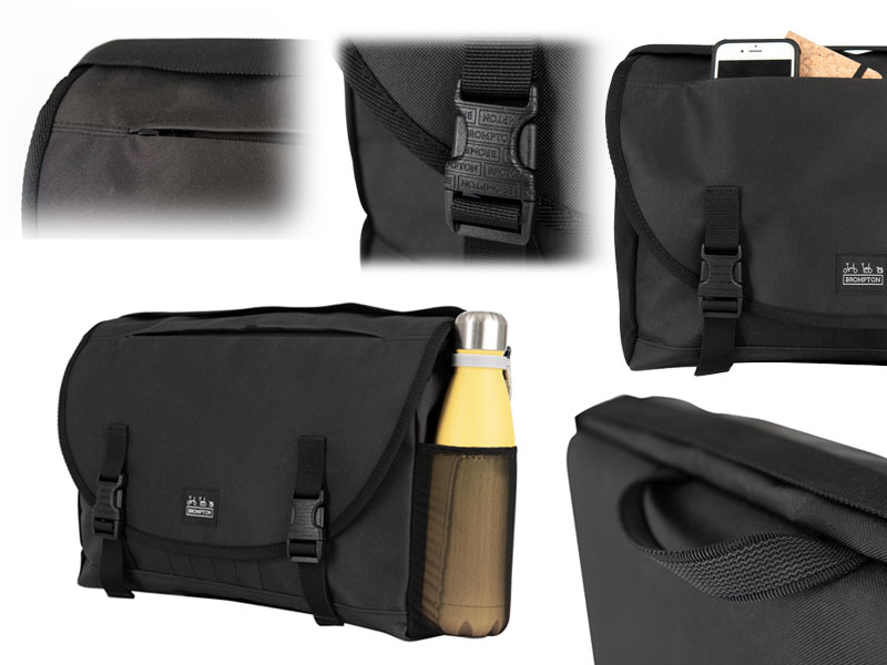 CYCLETECH-IKD : BROMPTON Messenger Bag 13L Black