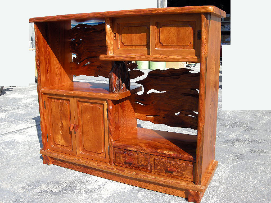 上品な色あい 繊細な造りこみ 屋久杉 茶箪笥 | 中古品・不用品の高価