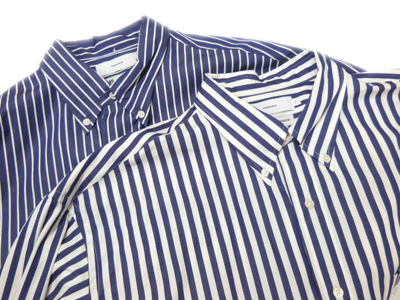 Graphpaper×THOMAS MASON 2019SS ストライプシャツ入荷しました