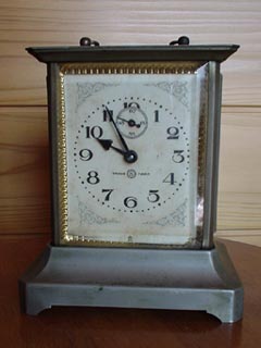 角形オルゴール時計 精工舎 - アンティーク置時計