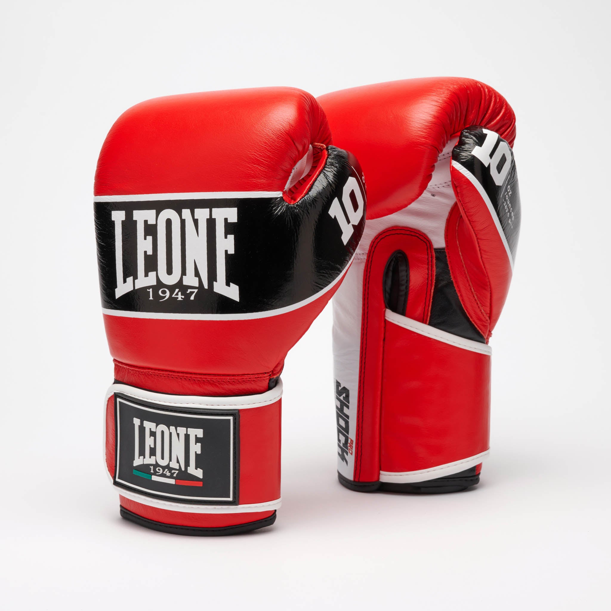 SHOCK PRO BOXING GLOVES GN057 red | Leone 1947 Official Shop