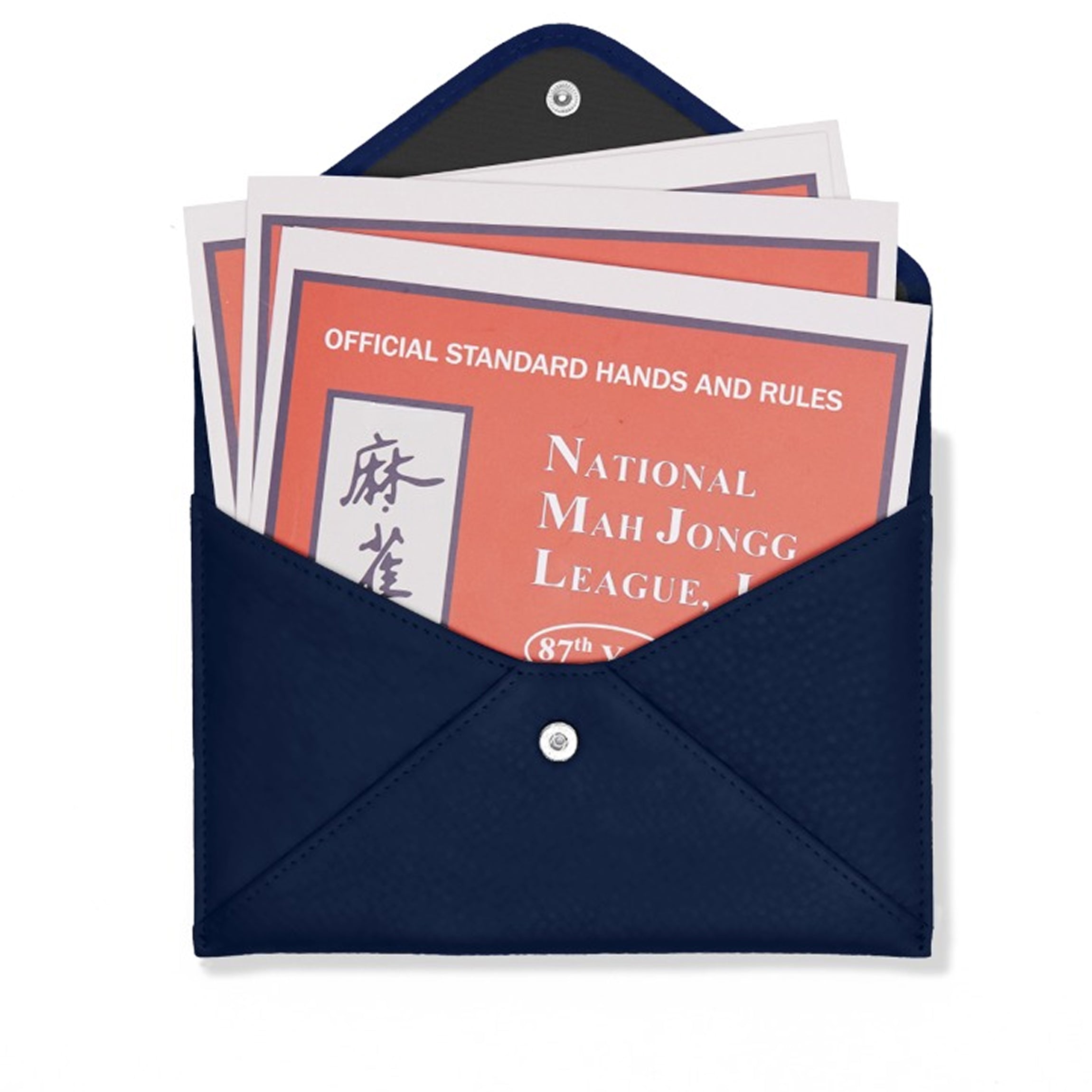 Mahjong Card Holder Pouch | Slim envelope case, stylish storage