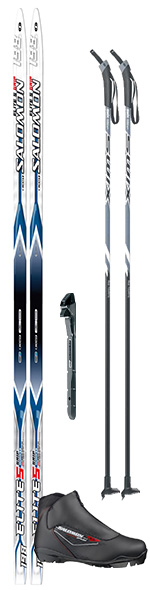 Salomon Elite 5 Grip Classic Non-wax Package - 2014 XC Ski