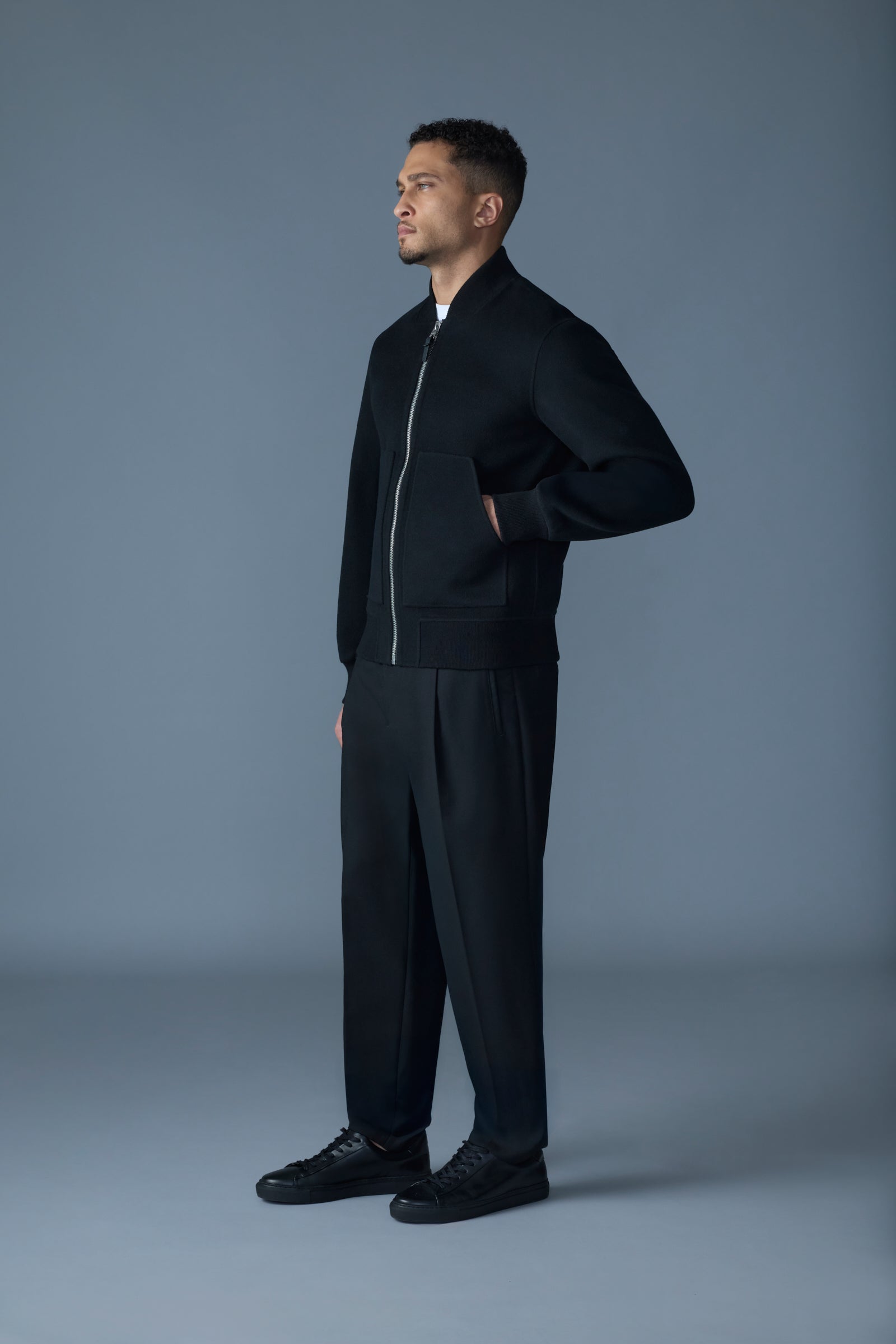 Emilio-W, Wool Bomber Jacket | Mackage® US