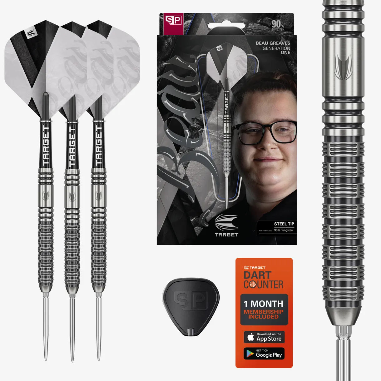 Target Beau Greaves G1 Swiss Point Steel Tip Darts - 25gm – Mack Darts