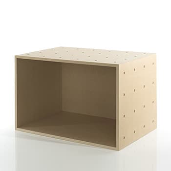 本・雑誌収納ボックス 仕切り付き BLC-08-Da|本棚 マガジンラックの通販