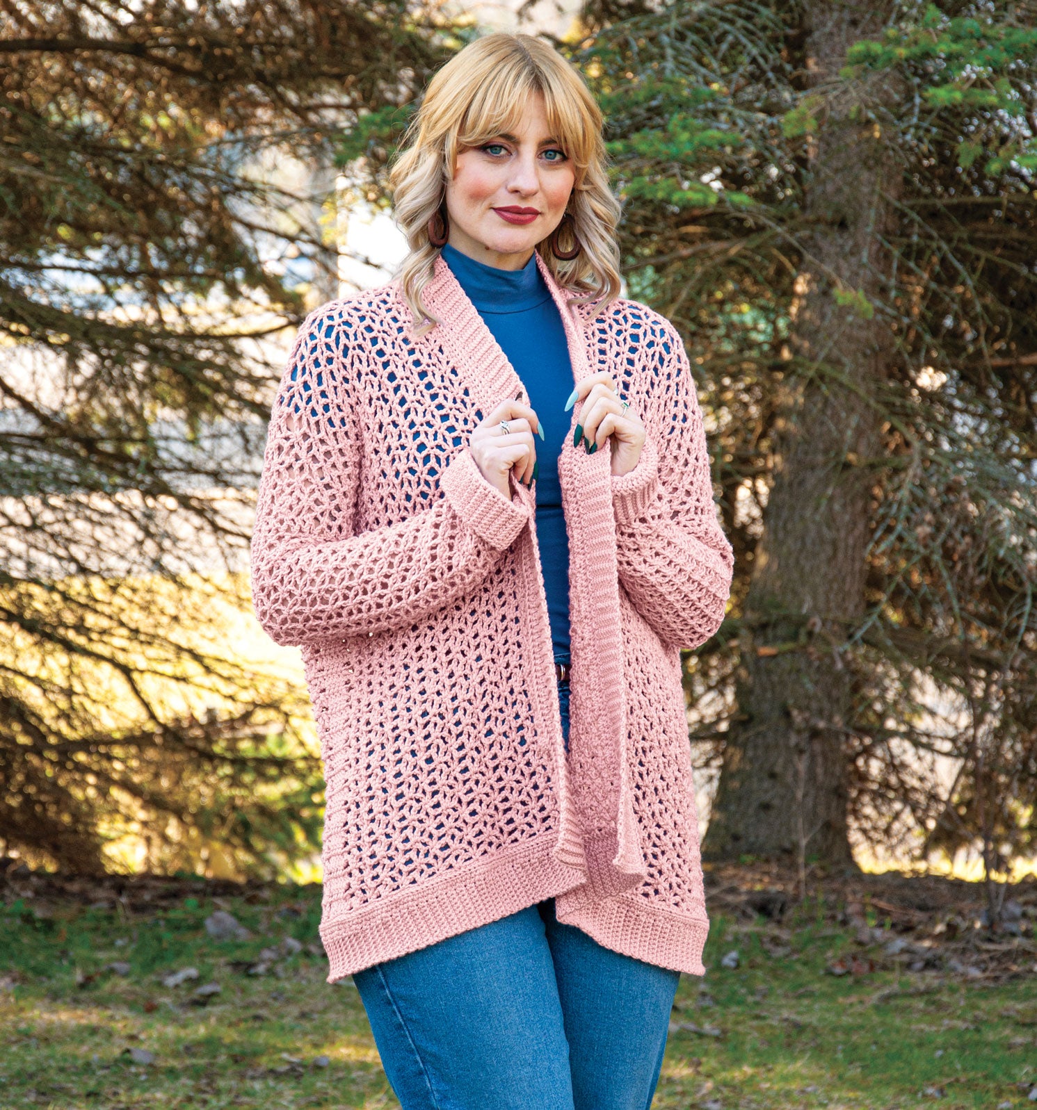 Desert Rose Crochet Cardigan – Mary Maxim