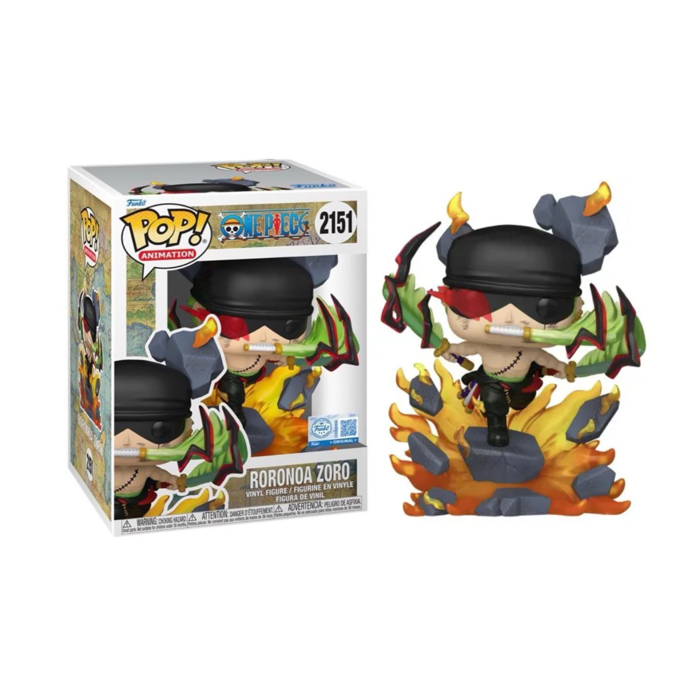 Funko Pop! Anime: One Piece - Roronoa Zoro #2151 [Funko Special