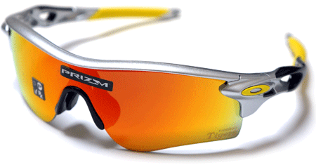 阪神タイガースサングラス。OAKLEYオークリーRadarlockコラボ限定品。