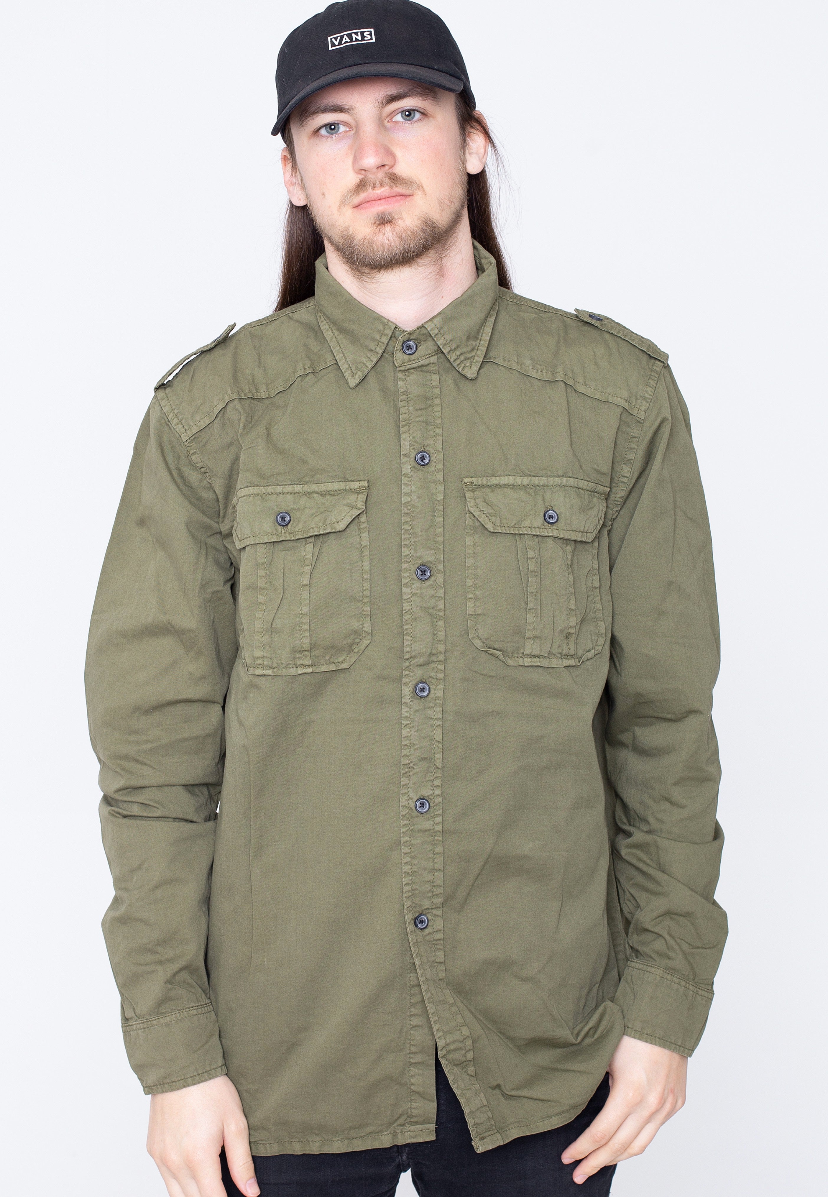 Surplus - M65 Basic Long Arm Olive - Shirt | Nuclear Blast