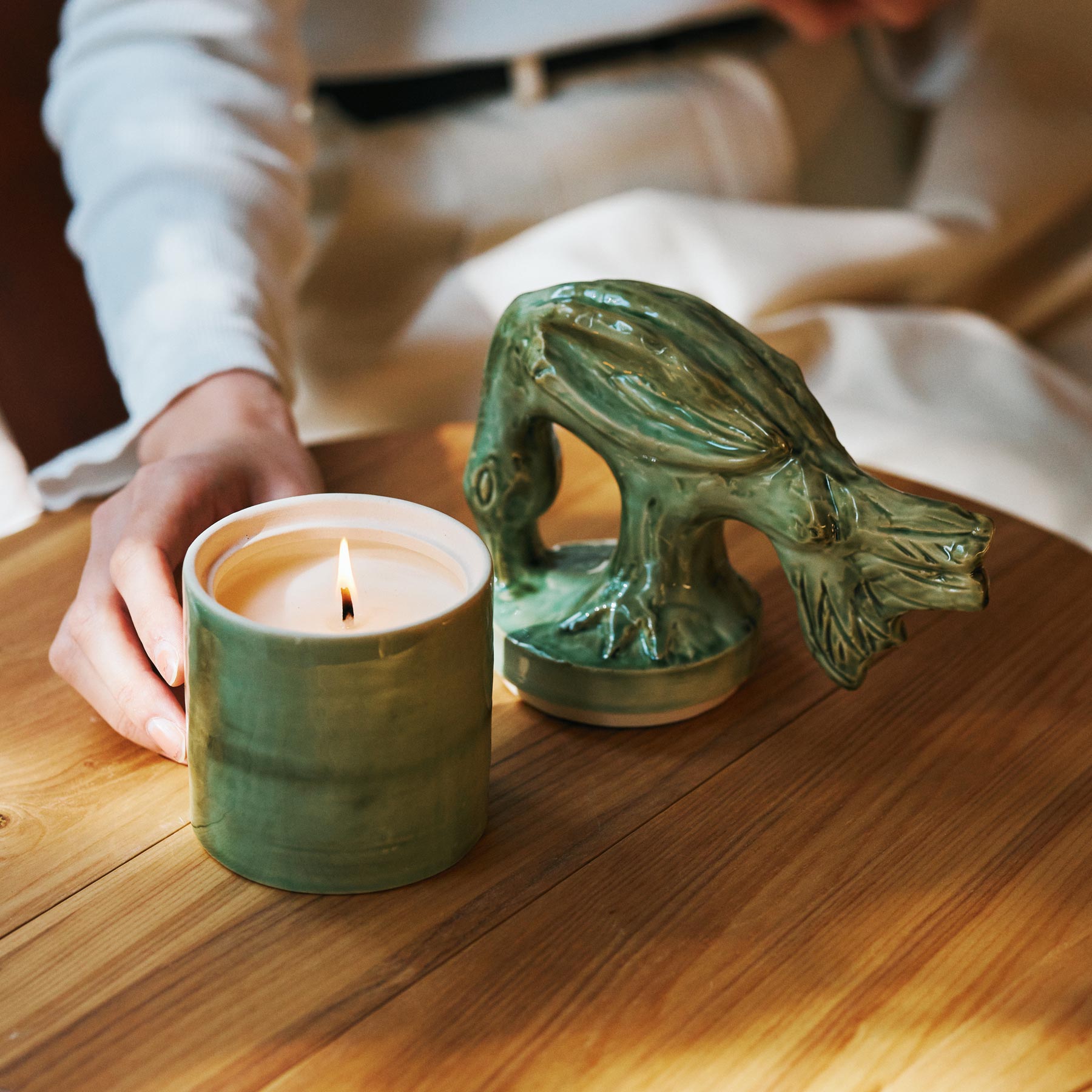 SERAX センティッドキャンドル GREEN SONATA｜インセンス・キャンドル