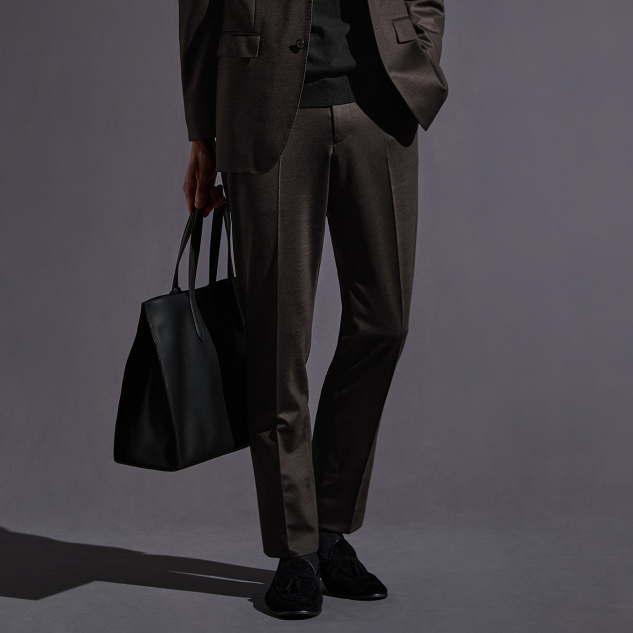 アウトレット]ORIHICA LUXE/スマート ビズ セットアップ スラックス 尾