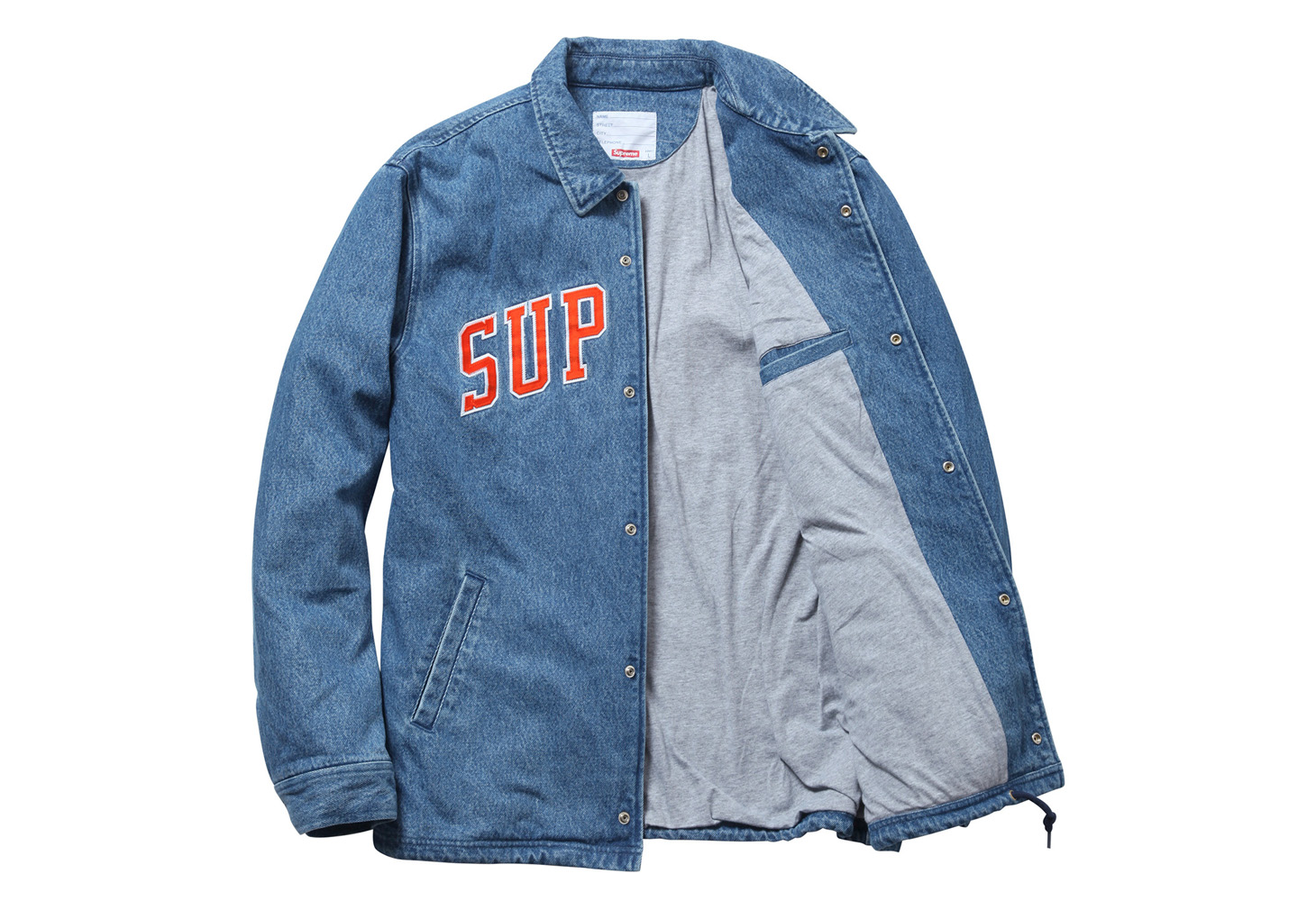 Supreme - Denim Coaches Jacket - ParkSIDER