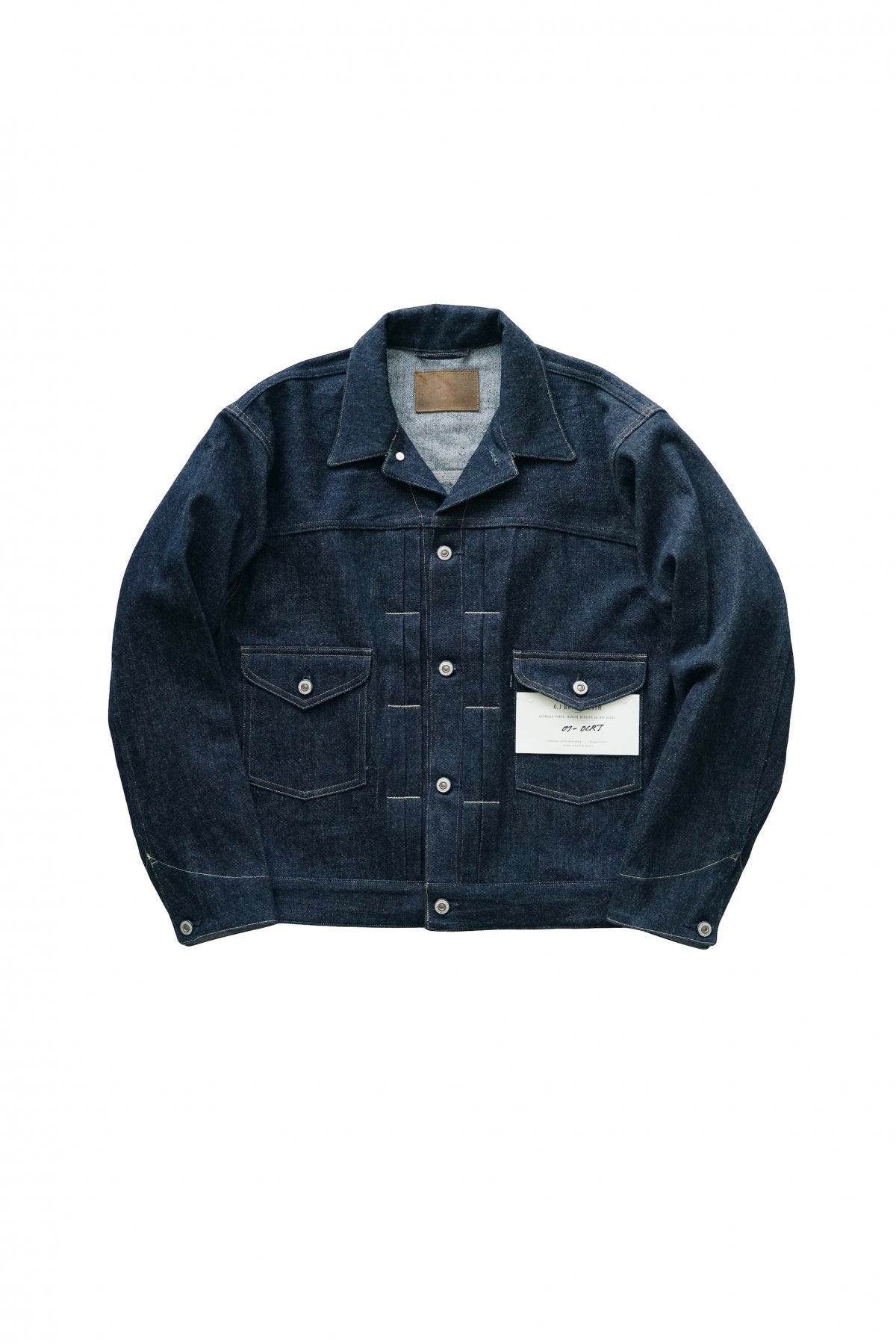 OLD JOE - OPEN COLLAR RANCH JACKET - INDIGO DENIM – PHAETON