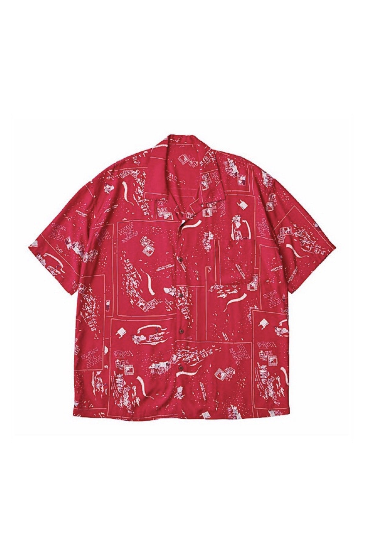 Porter Classic - ALOHA SHIRT FRENCH FILM - RED – PHAETON