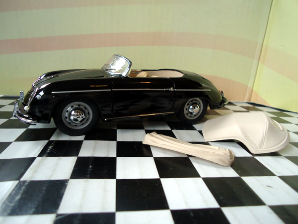 PhillyMint - Franklin Mint 1955 Porsche 356 Speedster Black