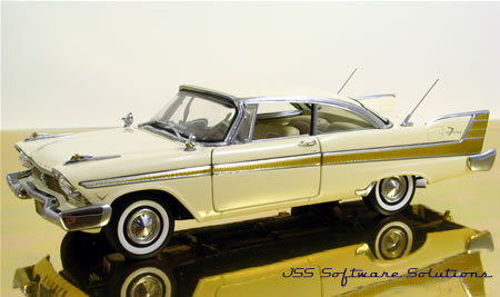 PhillyMint-Franklin Mint 1957 Plymouth Fury 1:24 diecast model