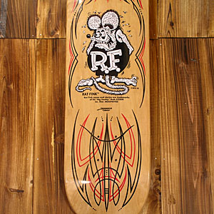 ラットフィンクスケートボードデッキ/レッド（限定100本） アメリカン
