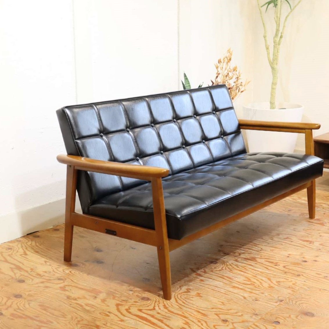 カリモク60 / karimoku Kチェア 2シーター ミッドセンチュリー