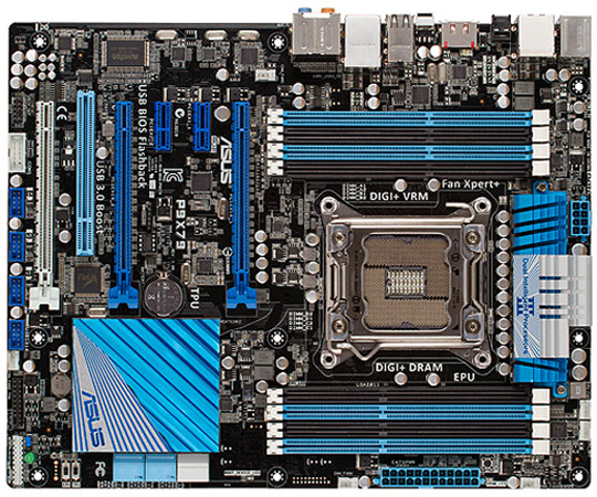 ASUS P9X79 Sandy Bridge-E Motherboard Review Socket LGA 2011