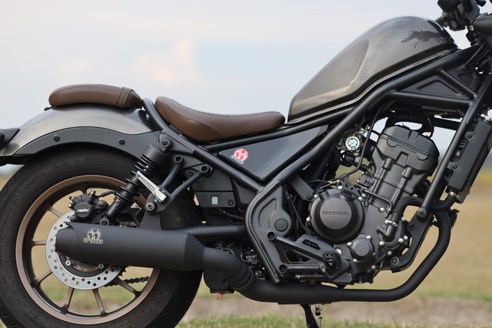 23-レブル250/S Edition/Eクラッチ｜POWERBOXサイレンサー ブラック