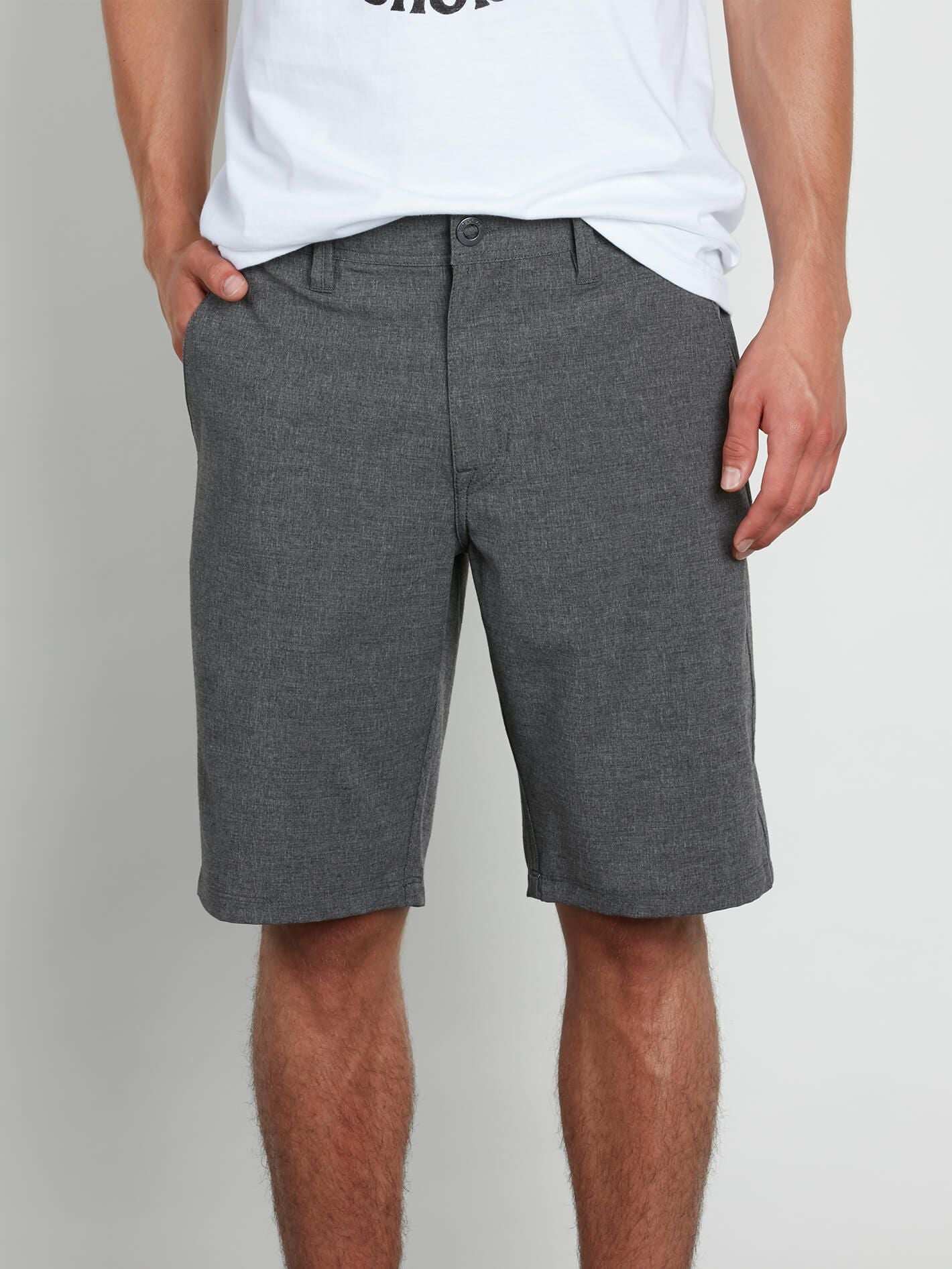 VOLCOM Frickin Surf N' Turf Static Hybrid Shorts - Charcoal