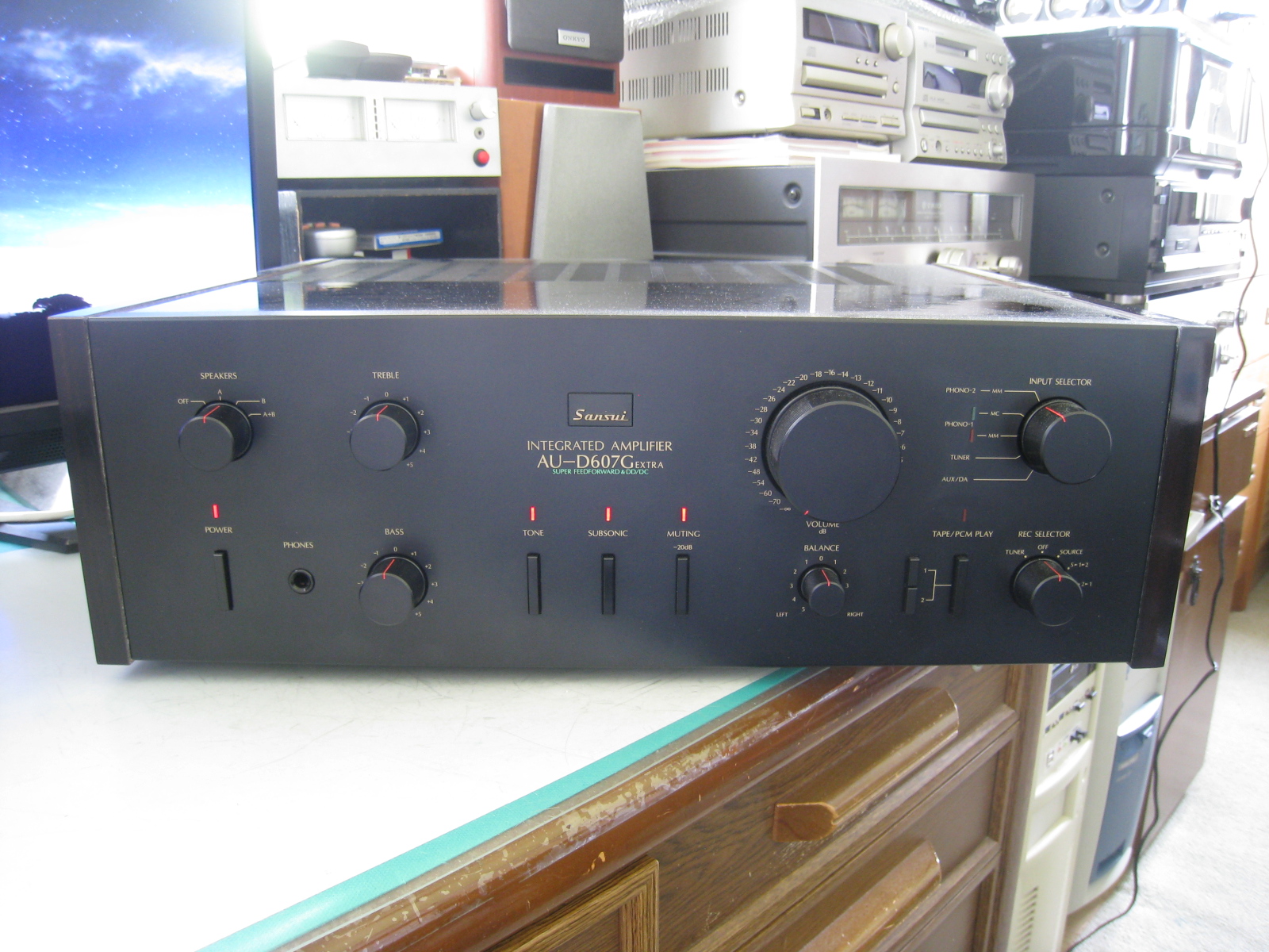 SANSUI プリメインアンプ AU-D607GEXTRA の修理