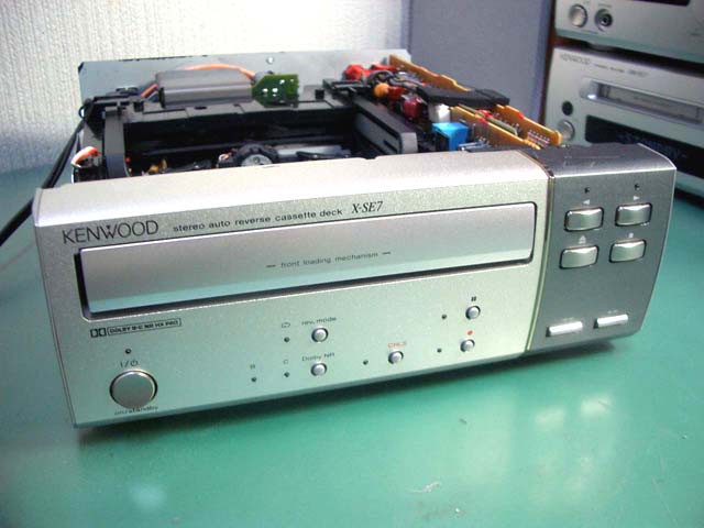 KENWOOD テープデッキ X-SE7の修理（その2）