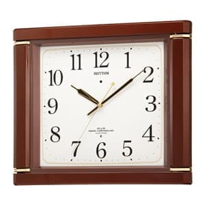 RHYTHM リズム 報時付電波掛け時計ネムリーナM494R【4MN494RH06