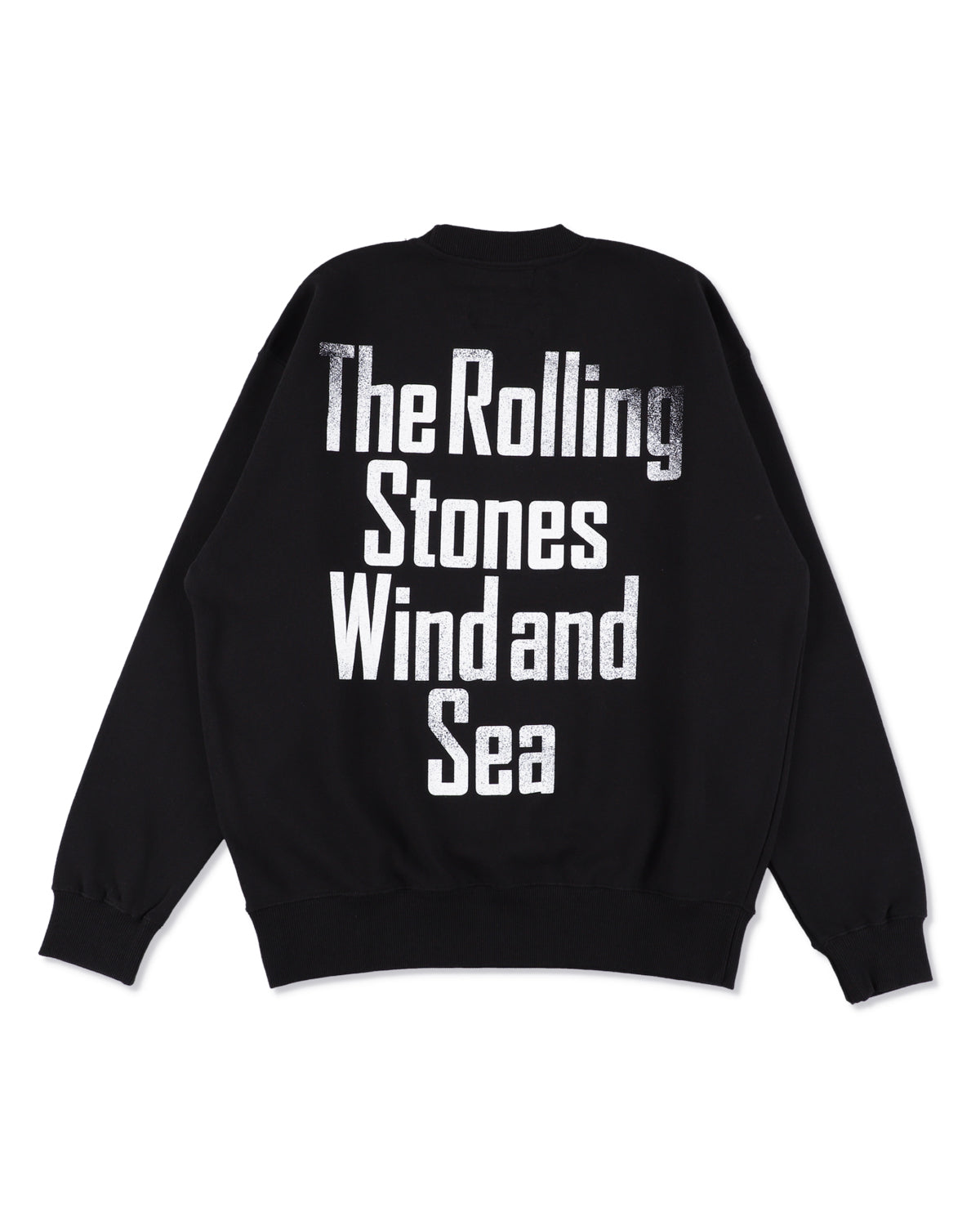 THE ROLLING STONES x WDS CREW NECK SWEAT SHIRT – WIND AND SEA