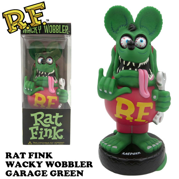 重りの代わりにギフトをつけて♪FUNKO Rat Fink バブルヘッド 首振り