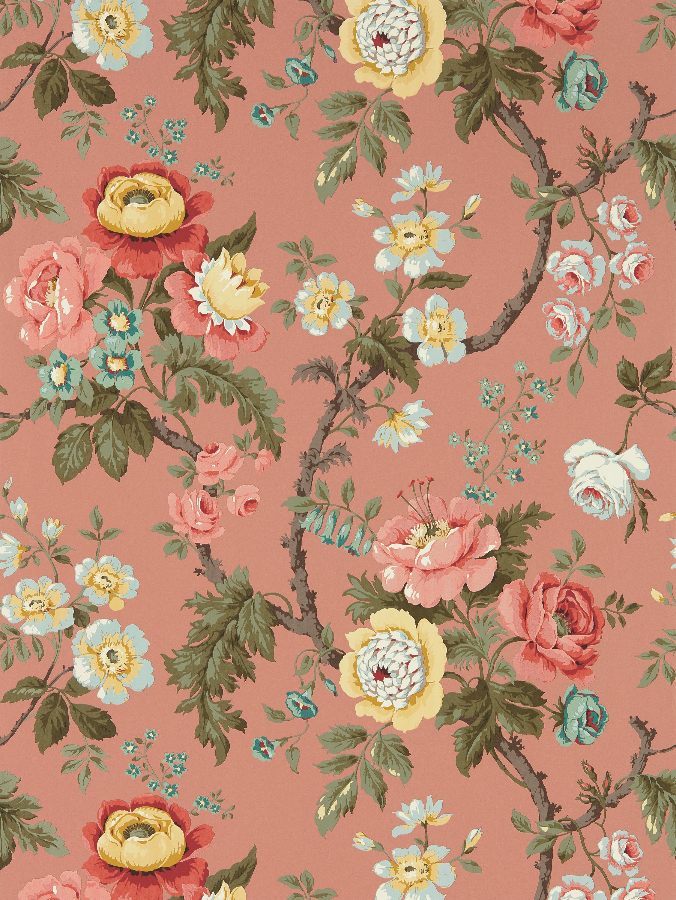 Sanderson / ONE SIXTY WALLPAPER COLLECTION / Hykenham French Rose