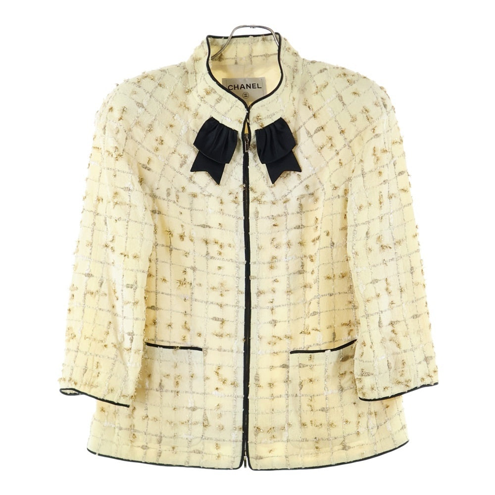 CHANEL(シャネル) ココマーク 裏地シルク リボンモチーフ スタンド