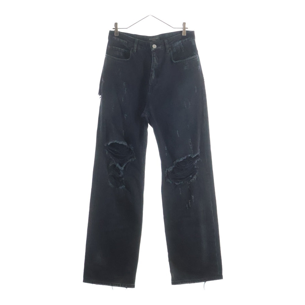 BALENCIAGA(バレンシアガ) 23SS Destroyed Knee Baggy Jeans