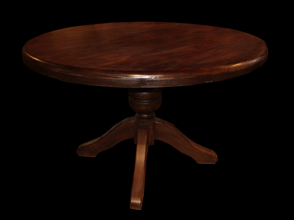 オランダヴィンテージ ラウンドダイニングテーブル [451-210328A