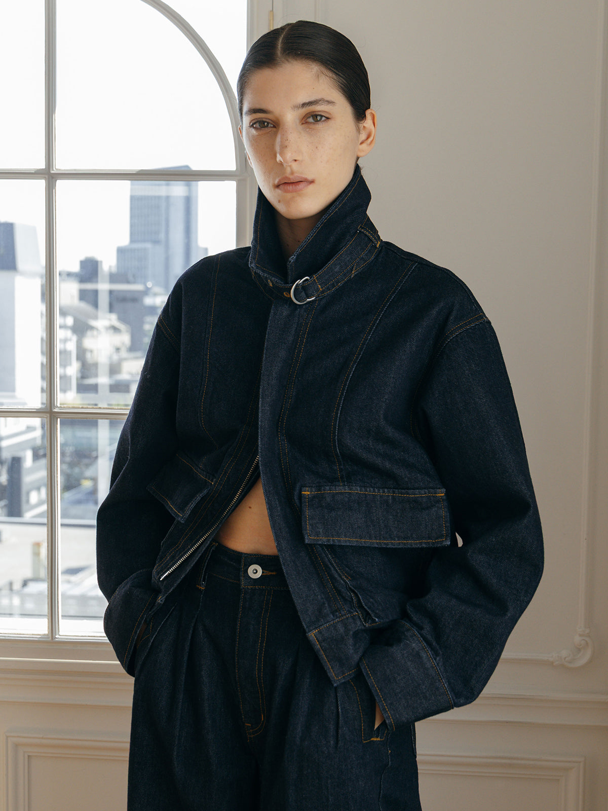 TWO POCKET DENIM JACKET