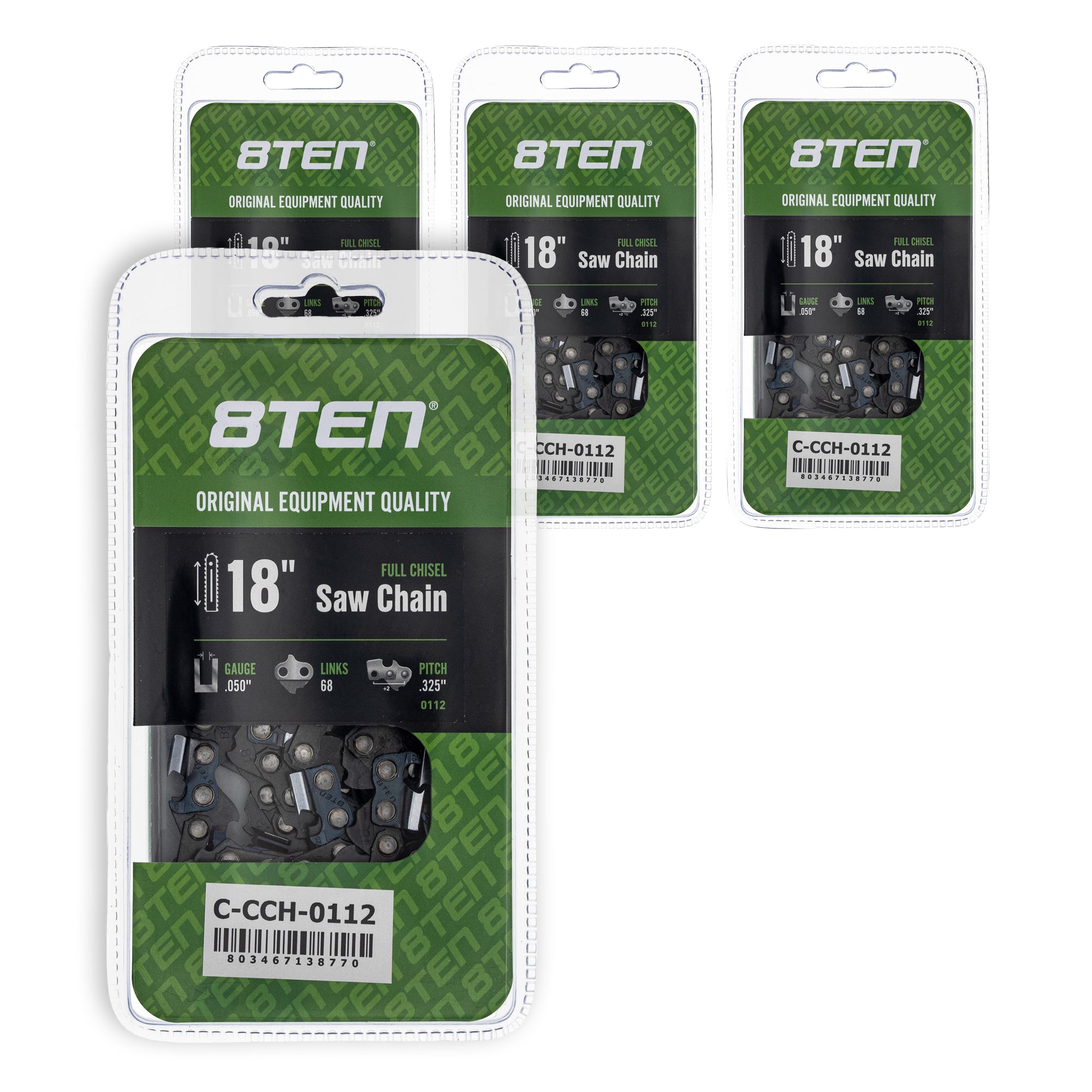 Chainsaw Chain 18 Inch .050 .325 68DL For 23RS68E | 8TEN