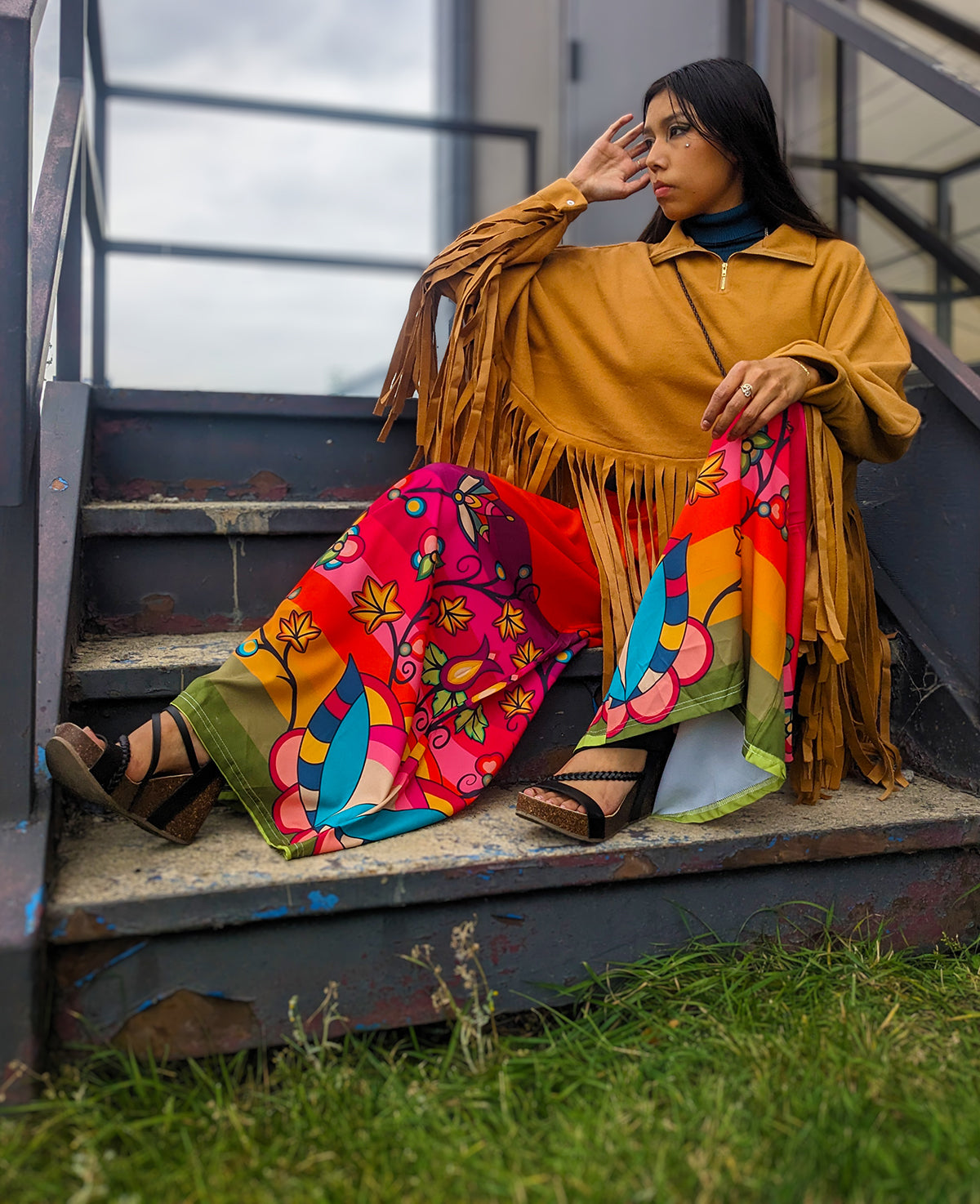 Twilight Grove Ribbon Pants