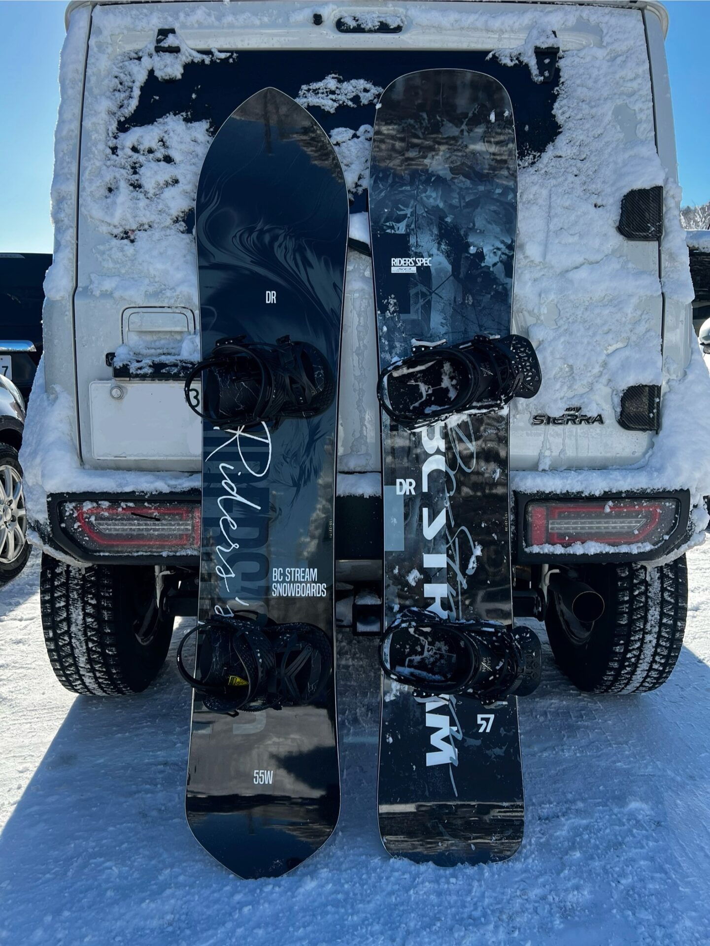 BC Stream DR155WとDR157SQの比較レビュー【スノーボードインプレ