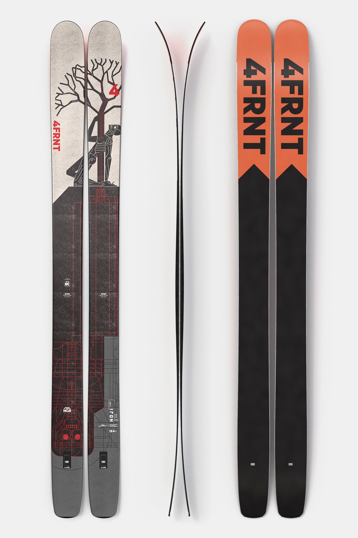 4FRNT Hoji Ski - Award Winning Powder Skis – 4FRNT Skis