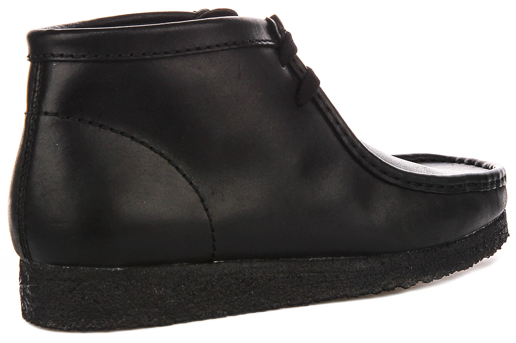 Clarks Originals Wallabee In Black For Men | Crepe Soles Boot