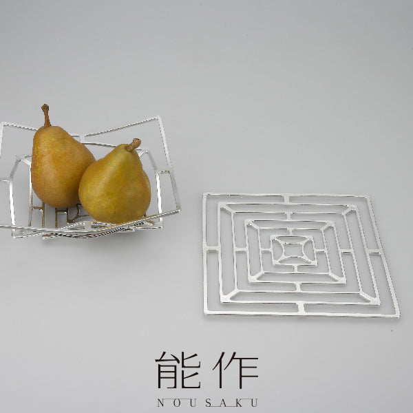 能作 KAGO 錫100％の曲がるカゴ FOUR SEASONS FOR YOU 大切な人に贈る