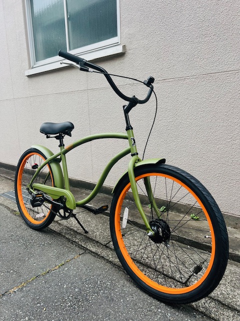 4Rule kamakura / レインボービーチクルーザー TypeX 26インチ カーキ