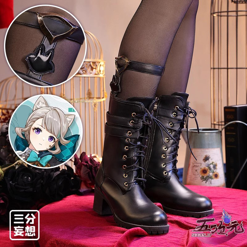 三分妄想 原神 コスプレ リネット 双子 靴